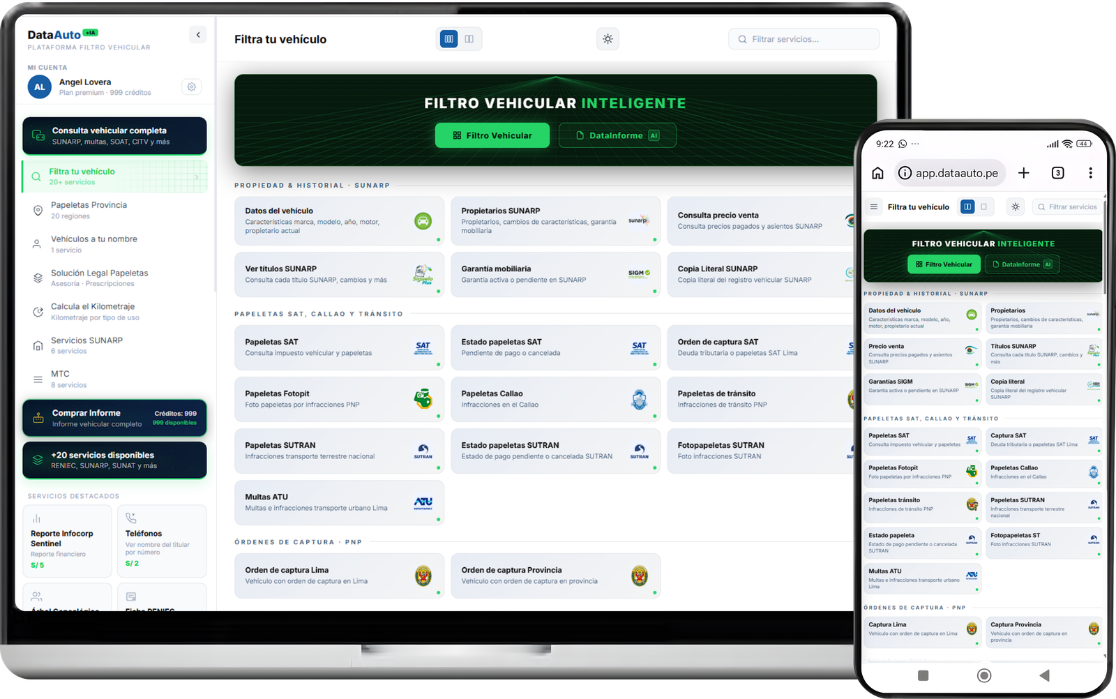 Plataforma DataAuto – Filtro Vehicular Inteligente